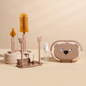 Tinsy Long Handle Baby Bottle Brush with Stand
