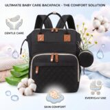 Tinsy Spacious Diaper Backpack with Insulated Bottle Pockets