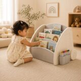 Tinsy 3-in-1 Convertible Kids Bookshelf with Whiteboard