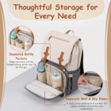 Tinsy Multi-Pocket Diaper Backpack