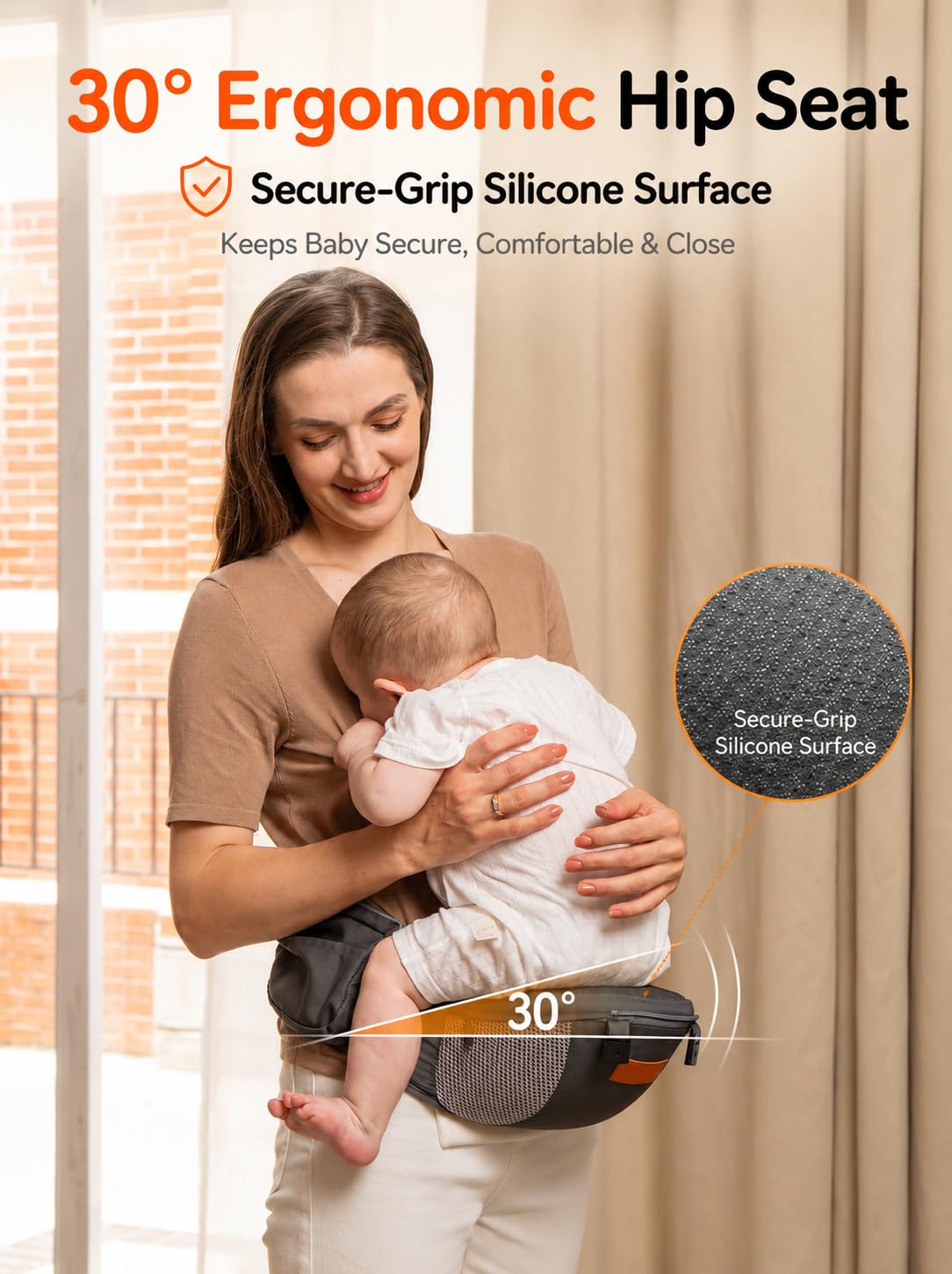 Tinsy Premium Hip Seat Baby Carrier