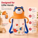 Tinsy CozyCub Kids Sipper Water Bottle 550 ml