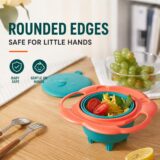 Tinsy 360° Rotating Anti-Spill Baby Bowl