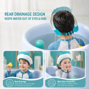 Tinsy Baby Shower Cap with Eye Protection
