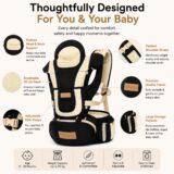 Tinsy Premium Hip Seat Baby Carrier with Head Support
