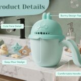 Tinsy Baby Hair Rinse Cup – Bunny, Buddy & Crown