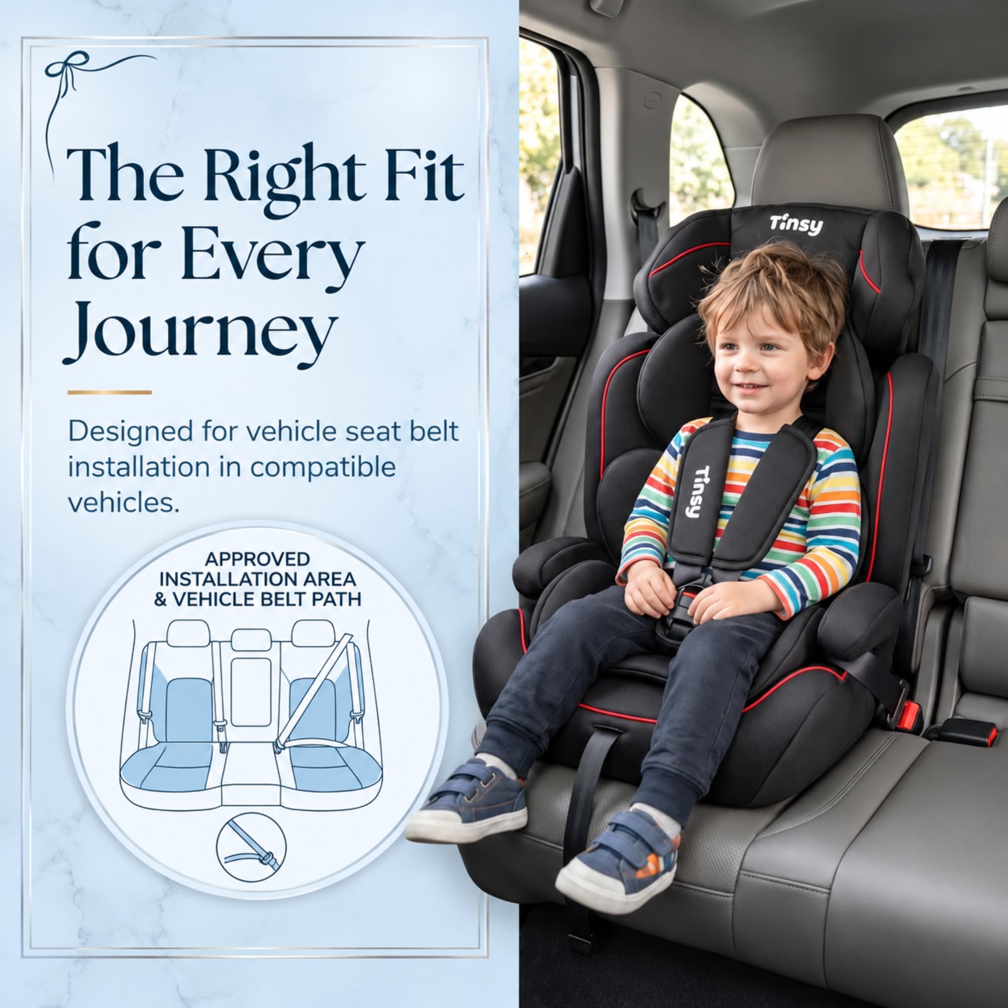 Tinsy Baby Car Seat with Side Impact Protection
