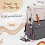 Tinsy Multi-Pocket Diaper Backpack