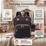 Tinsy Spacious Diaper Backpack with Insulated Bottle Pockets